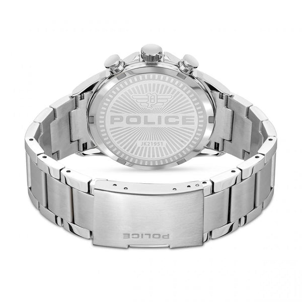 Police Kismet Quartz Multifunction Blue Dial Stainless Steel Watch (PEWJK2195140)