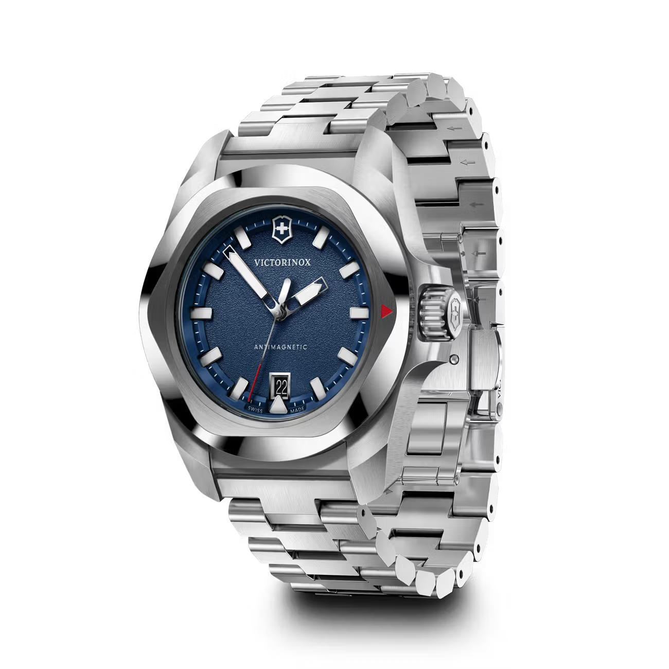Victorinox INOX 41mm Blue Dial Steel VIC242031 - Cassim & Co South Africa