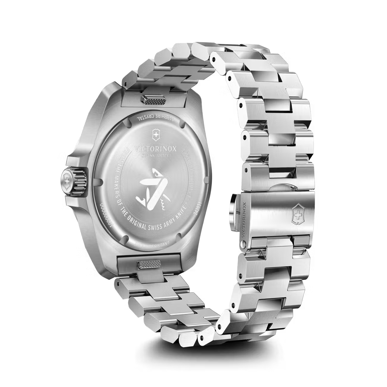 Victorinox INOX 41mm Blue Dial Steel VIC242031 - Cassim & Co South Africa