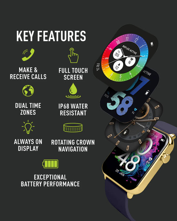 Reflex Active Gold Case Series 30 Smartwatch RA30-2190
