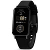 Reflex Active Nexus 100 S black digital smartwatch with 1.83 inch touchscreen display and black silicone strap showing fitness tracking interface