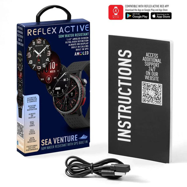 Reflex Active RA-VE-400R-5ATM-03 Sea Venture Smartwatch - Cassim & Co South Africa
