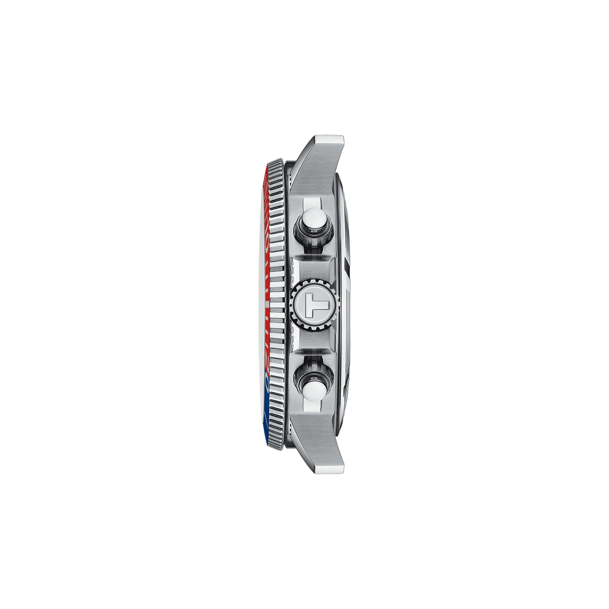 Stainless steel bracelet of the Tissot Seastar 1000 with folding clasp