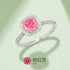 1ct Pink Cushion Cut Moissanite Ring – MO43 - Cassim & Co South Africa