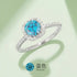 1ct Blue Cushion Cut Moissanite Ring – MO41 - Cassim & Co South Africa