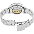 Side view of 40.8mm round steel case showing thickness and crown