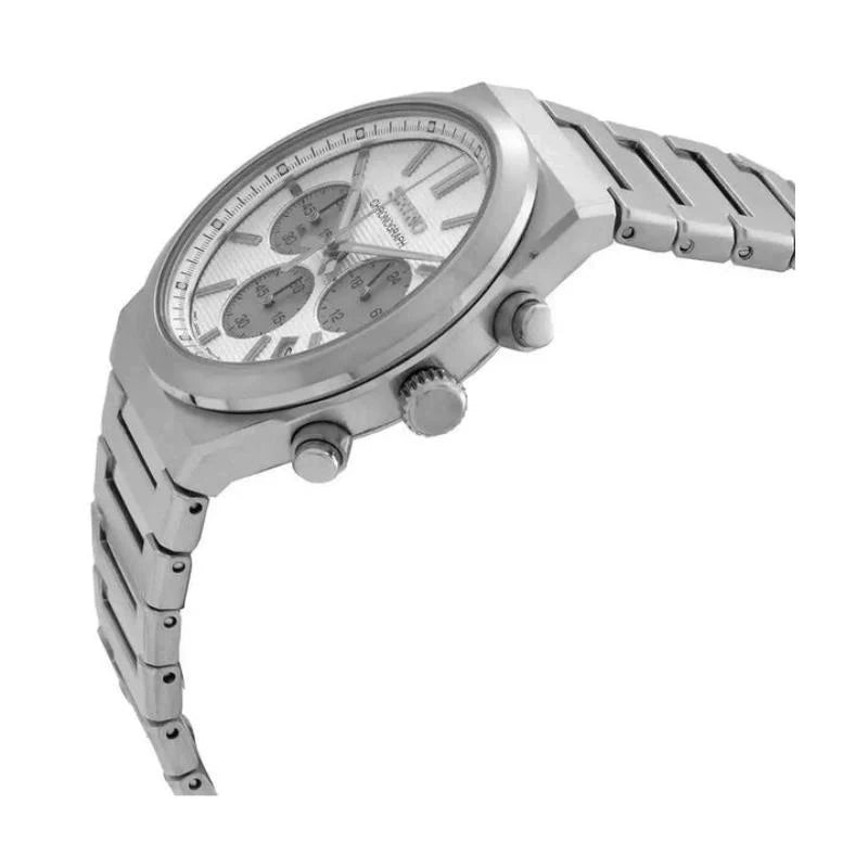 Seiko Sport Chronograph Quartz Silver Dial Stainless Steel Watch (SSB451P1)
