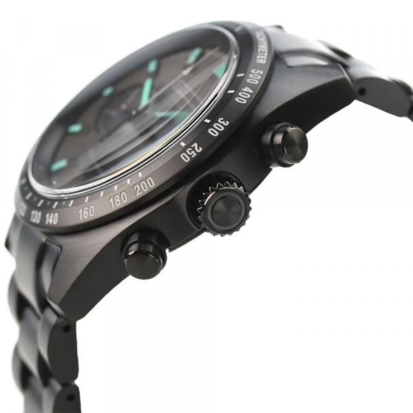 Seiko Prospex Speedtimer Solar Chronograph Black Dial Black Ion-Plated Watch (SSC917P1)