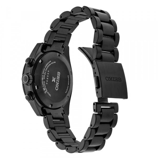 Seiko Prospex Speedtimer Solar Chronograph Black Dial Black Ion-Plated Watch (SSC917P1)