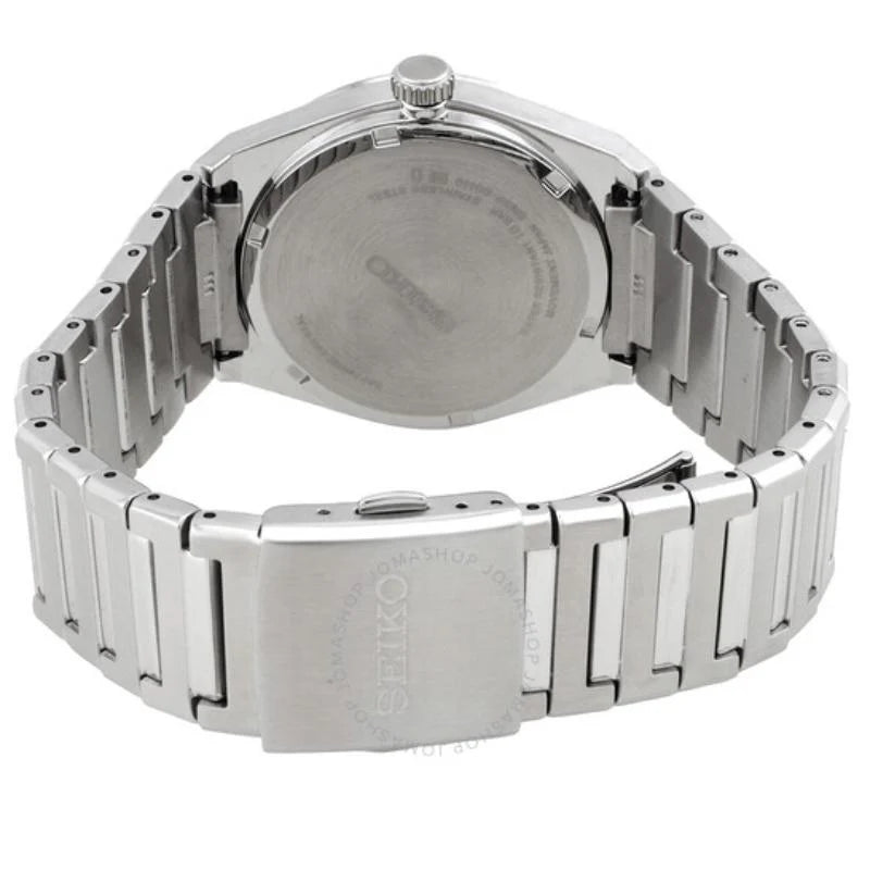 Seiko Conceptual Quartz White Dial Stainless Steel Watch (SUR553P1)