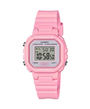 Casio LA-20WH-4A1 square digital watch with grey dial and resin strap