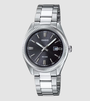 Casio LTP-1302D-1A1 women's watch with black sunray dial and stainless steel bracelet