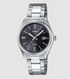 Casio LTP-1302D-1A1 women's watch with black sunray dial and stainless steel bracelet
