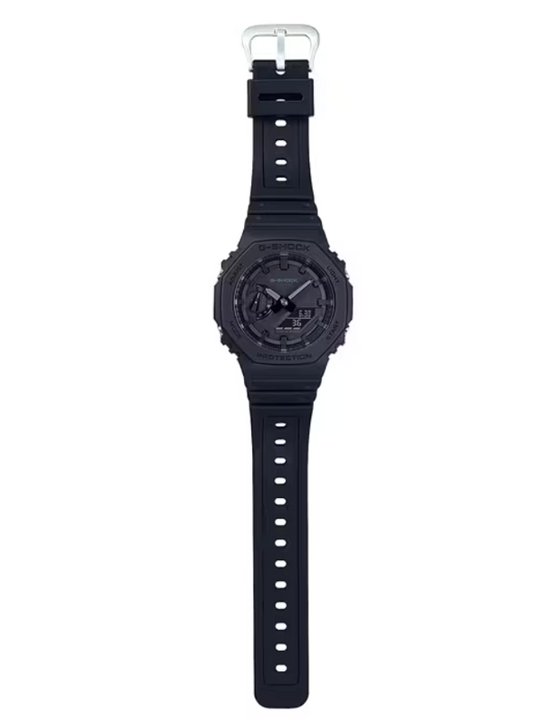 Casio G-Shock GA-2100-1A1 Quartz Analogue-Digital Black Resin Watch (GA-2100-1A1DR)