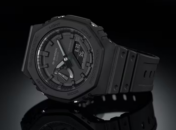 Casio G-Shock GA-2100-1A1 Quartz Analogue-Digital Black Resin Watch (GA-2100-1A1DR)
