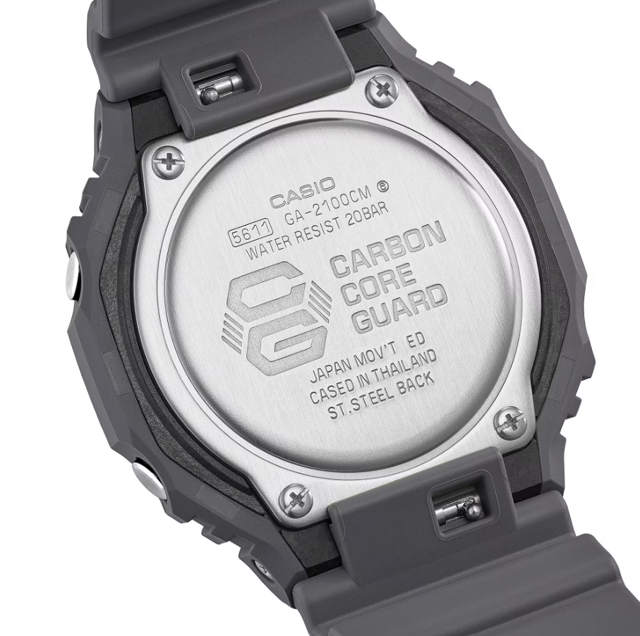 Casio G-Shock GA-2100CMD-8ADR Analog-Digital Red Camouflage Resin Watch