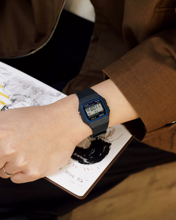 Casio F-91W-1 Classic Quartz Digital Black Resin Strap Watch