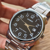 Casio Standard Collection Quartz Black Dial Stainless Steel Watch with Date (MTP-V002D-1BUDF)
