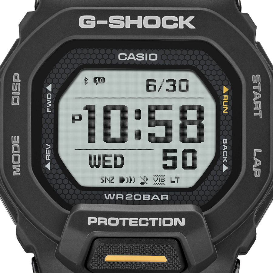 Casio G-Shock GBD-200-1A1DR G-SHOCK MOVE Bluetooth Digital Fitness Watch Black Resin (GBD-200-1A1DR)
