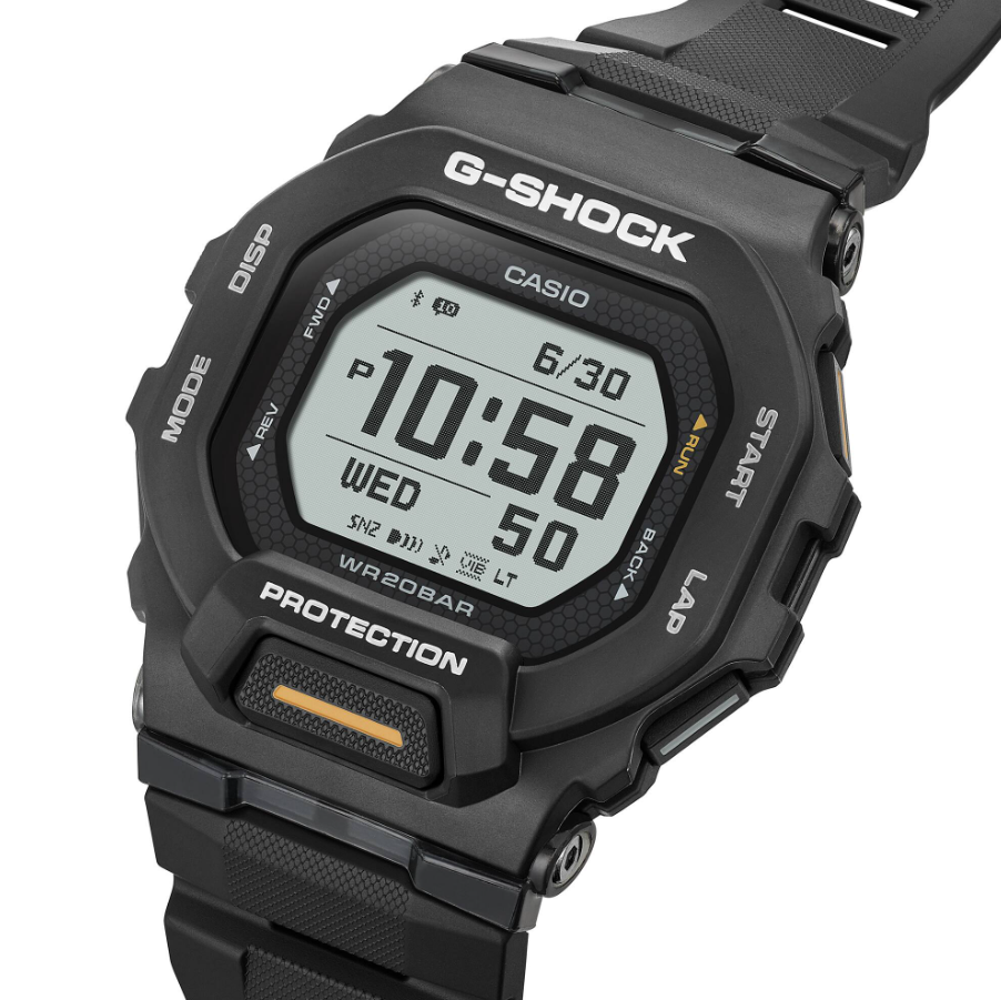 Casio G-Shock GBD-200-1A1DR G-SHOCK MOVE Bluetooth Digital Fitness Watch Black Resin (GBD-200-1A1DR)