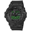 Casio G-Shock GA-700BEG-1A Quartz Ana-Digi Black Resin 200m Watch