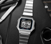 Casio B650WD-1A Vintage Digital Quartz Chronograph Stainless Steel Watch (B650WD-1A)