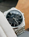 Casio MTP-1375D-1A Quartz Chronograph Black Dial Stainless Steel Watch (MTP-1375D-1AV)