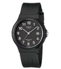 Casio MW-59-1BVDF Quartz Black Dial Resin Watch with Date (MW-59-1BV)
