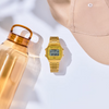 Casio Vintage Step Tracker Bluetooth Illuminator Gold-Tone Digital Watch (ABL-100WEG-9ADF)