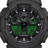 Casio G-Shock GA-100BEG-1A Quartz Analog-Digital Black Resin Watch (GA-100BEG-1ADR)