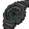 Casio G-Shock GA-100BEG-1A Quartz Analog-Digital Black Resin Watch (GA-100BEG-1ADR)