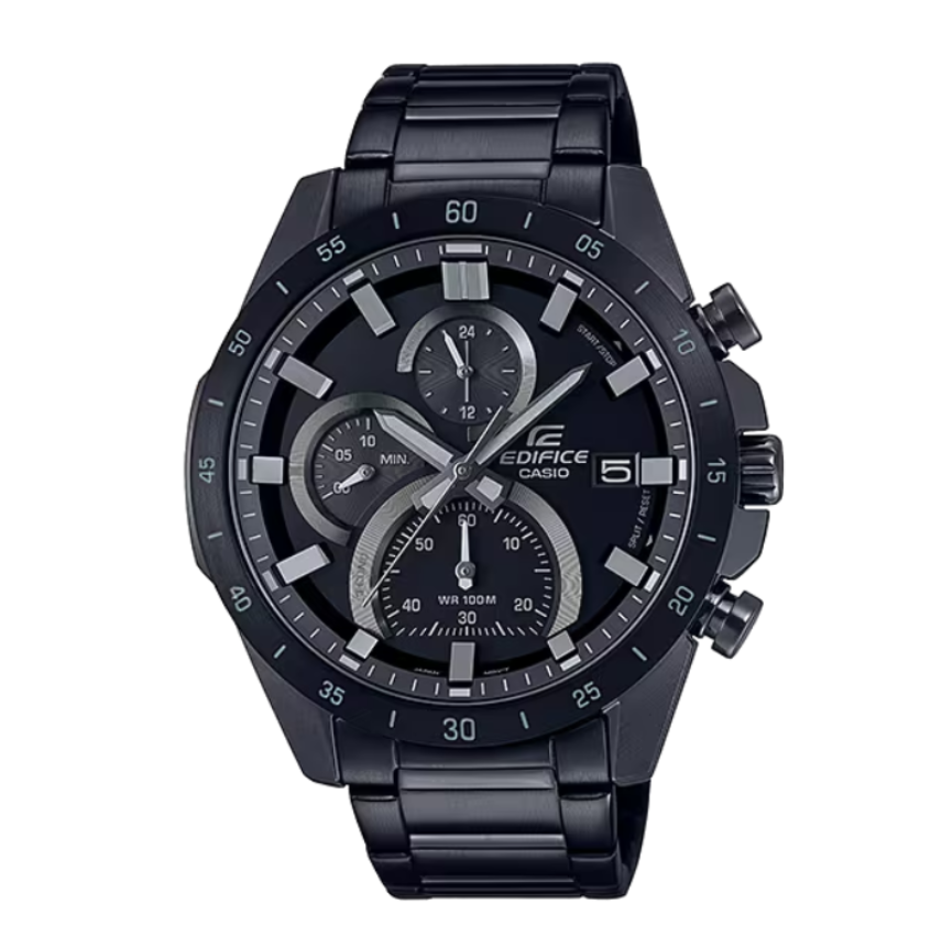 Casio Edifice EFR-571MDC-1AVUDF Quartz Chronograph Black Ion-Plated Stainless Steel Watch (EFR-571MDC-1AV)