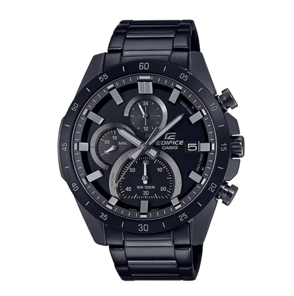 Casio Edifice EFR-571MDC-1AVUDF Quartz Chronograph Black Ion-Plated Stainless Steel Watch (EFR-571MDC-1AV)