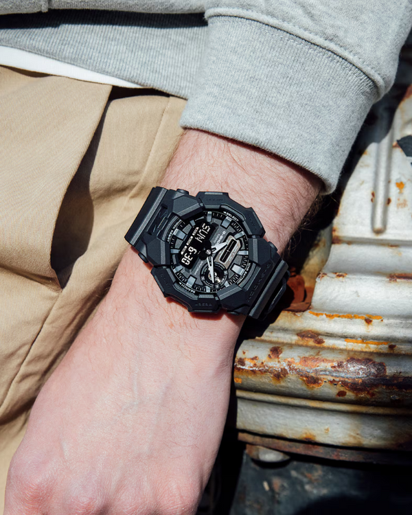 Casio G-Shock GA-010-1A1DR Ana-Digi Quartz Black Resin Bio-Based Watch (GA-010-1A1)