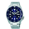 Seiko 5 Sports SRPD51K1 automatic diver watch with blue sunray dial and stainless steel bracelet