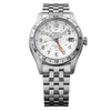 Seiko 5 Sports Overwhite Field GMT Automatic White Dial Stainless Steel Watch (SSK059K1) - Cassim & Co South Africa