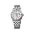 Seiko SSK059K1 worn on the wrist showing 39.4mm case size