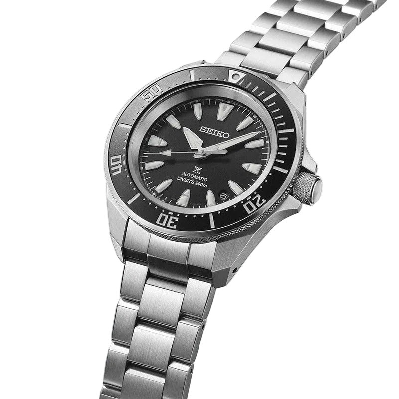 Seiko Prospex Samurai Automatic Black Dial Diver's Watch 200M Stainless Steel (SRPL13K1) - Cassim & Co South Africa