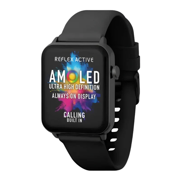 Reflex Active Series 30 Amoled Black Smart Calling Watch