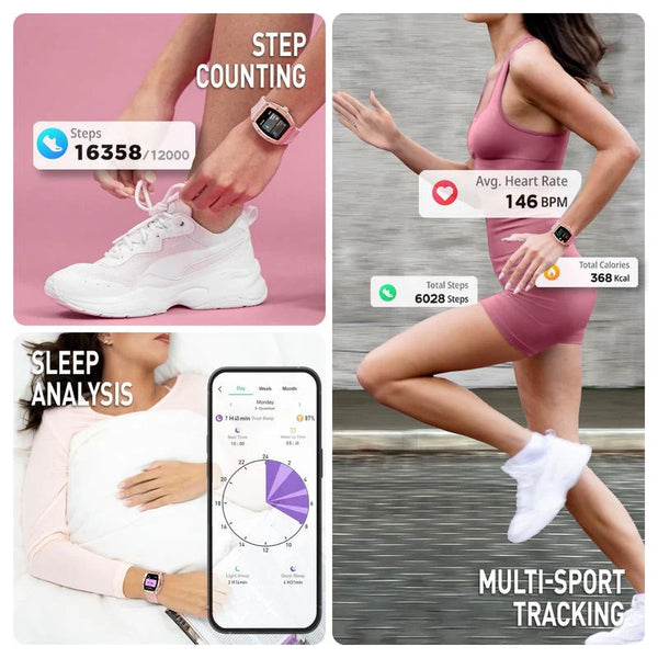 Reflex Active Series 52 Pink Smart Calling Watch