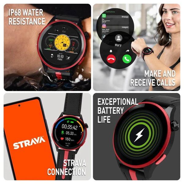 Series 54 Reflex Active Amoled GPS Black Smart Calling Watch-RA54-2236 - Cassim & Co South Africa