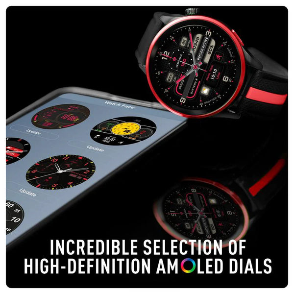 Series 54 Reflex Active Amoled GPS Black Smart Calling Watch-RA54-2236 - Cassim & Co South Africa
