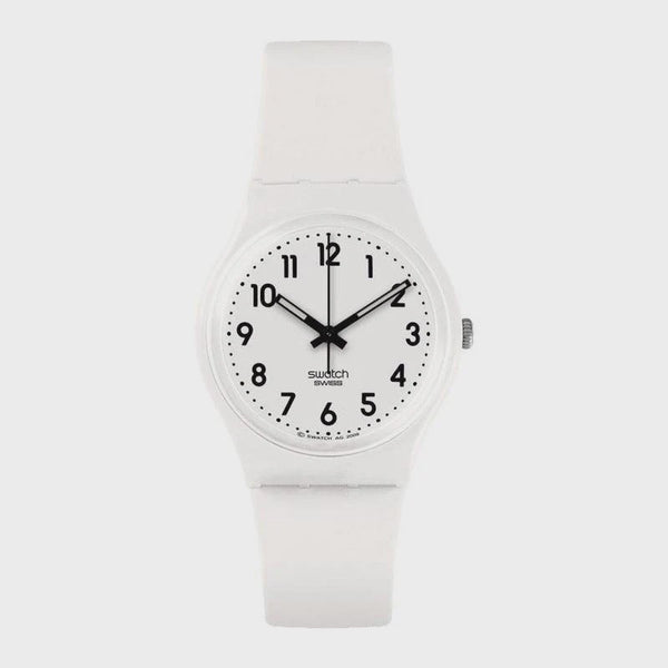 Swatch JUST WHITE SOFT Watch SO28W107-S14
