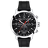 Tissot PRC 200 Chronograph 43mm black dial stainless steel case rubber strap