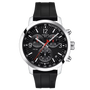 Tissot PRC 200 Chronograph 43mm black dial stainless steel case rubber strap
