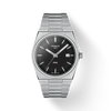 Tissot Classic Dream Gent T129.410.11.053.00, a 42mm stainless steel watch with a black dial, Roman numerals, and steel bracelet.