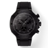 Tissot T-Race Quartz Chronograph Black PVD Coated Steel Watch 45mm Grey Dial Silicone Strap T141.417.37.061.00
