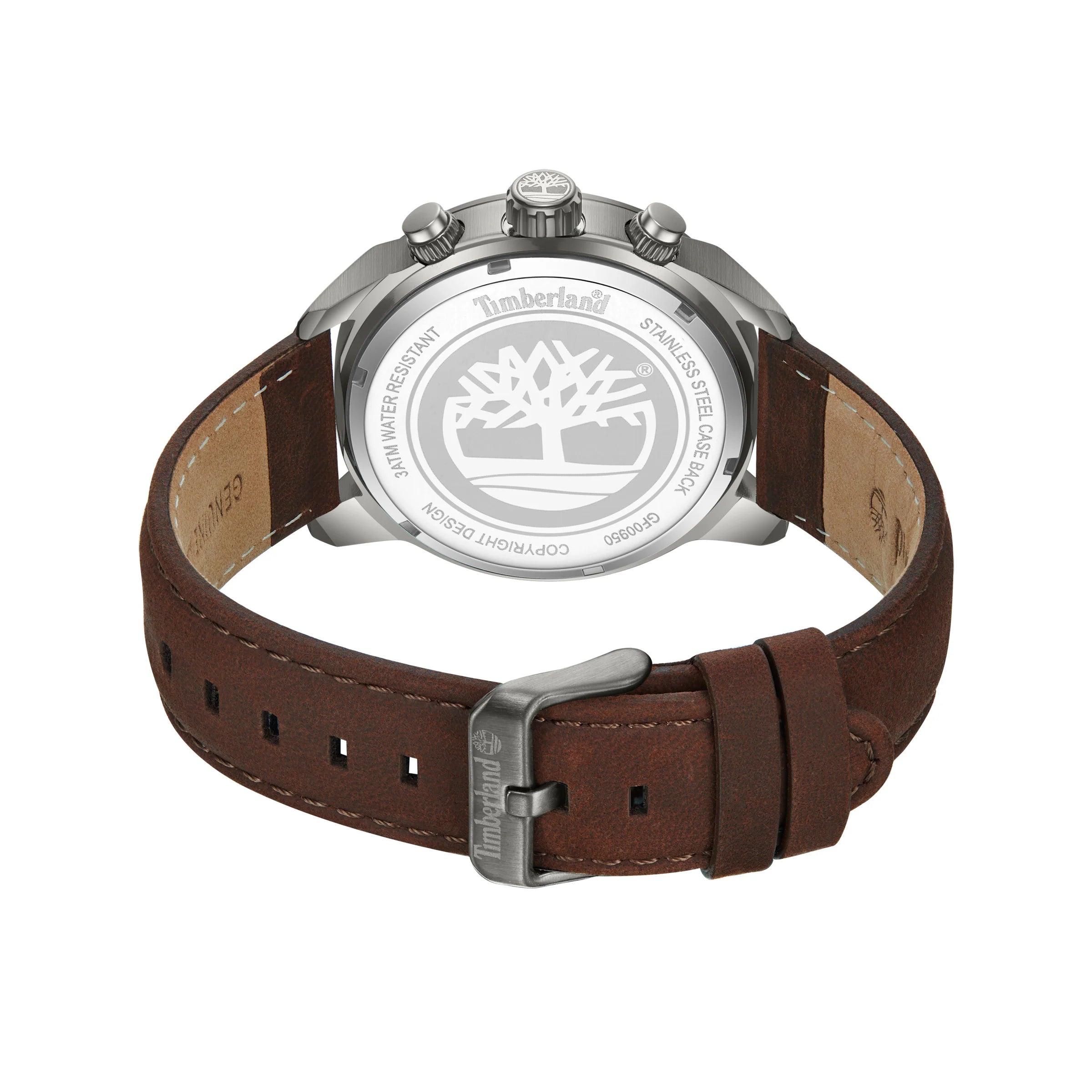 Timberland Henniker II Quartz GMT Blue Dial Stainless Steel Watch (TDWGF0095001)