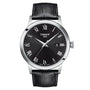 Tissot Classic Dream 42mm black dial with Roman numerals and date window