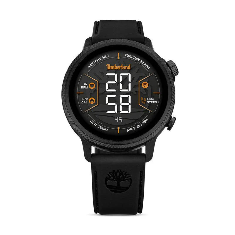 Timberland Black and Tan Leather Smart Watch Set TDIGB0064503-SET - Cassim & Co South Africa